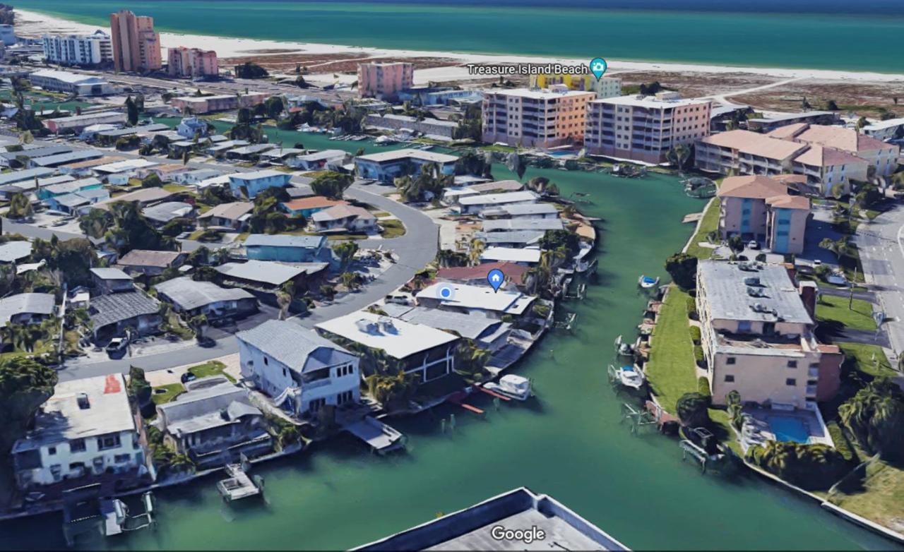 Willa Waterfront Boat Lift Bungalow St. Pete Beach Zewnętrze zdjęcie